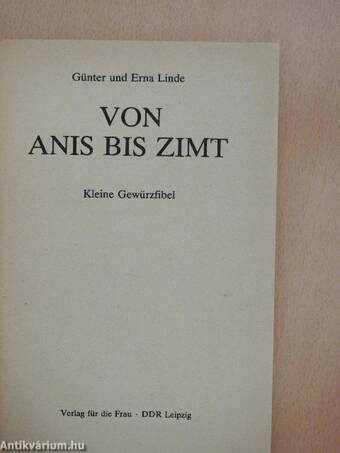 Von Anis bis Zimt