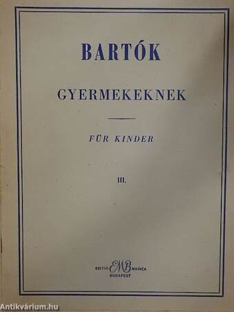 Gyermekeknek III.