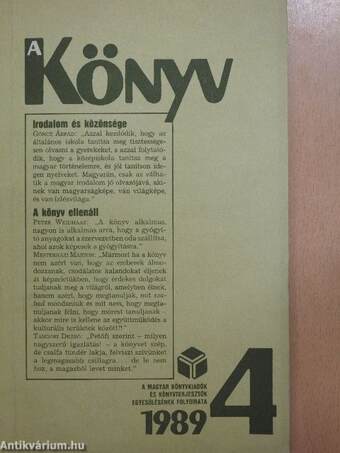 A Könyv 1989/4.