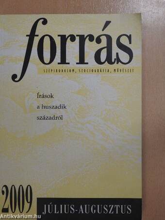 Forrás 2009. július-augusztus