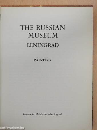 The Russian Museum, Leningrad