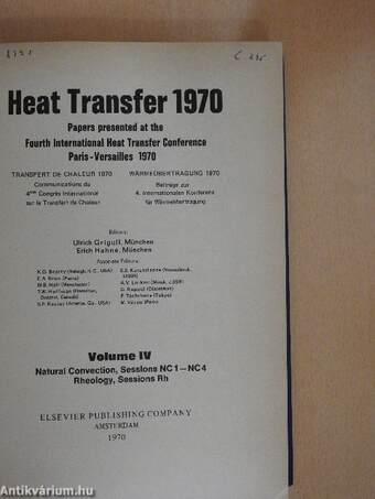 Heat Transfer 1970/4.