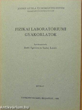 Fizikai laboratóriumi gyakorlatok