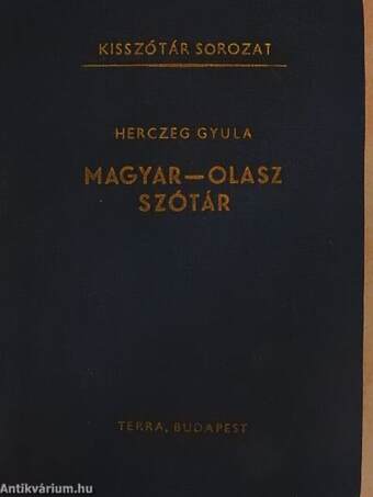 Magyar-olasz szótár