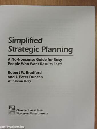 Simplified Strategic Planning