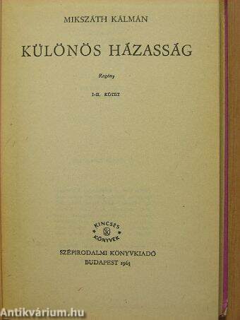 Különös házasság