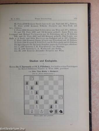 Wiener Schachzeitung 1898. januar-dezember