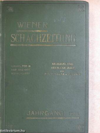 Neue Wiener Schach-zeitung 1923. 