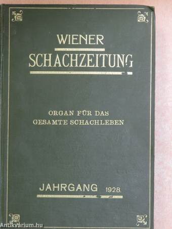 Wiener Schach-zeitung 1928. jänner-dezember