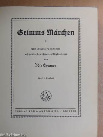 Grimms Märchen (gótbetűs)