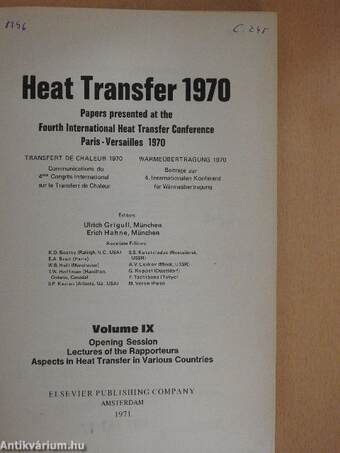 Heat Transfer 1970/9.