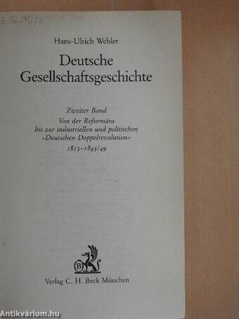 Deutsche Gesellschaftsgeschichte 2