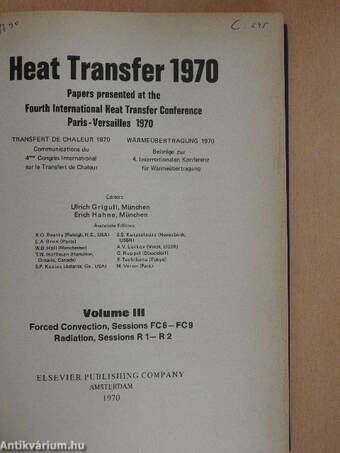 Heat Transfer 1970/3.