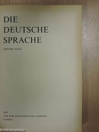 Die deutsche sprache I-II