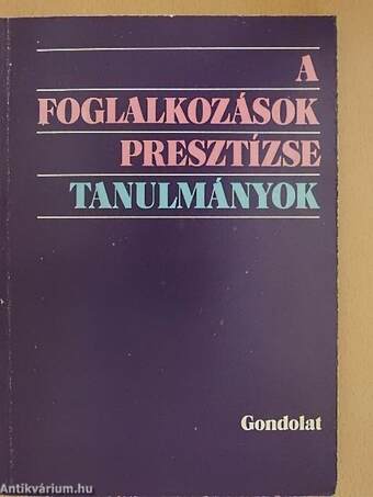 A foglalkozások presztízse