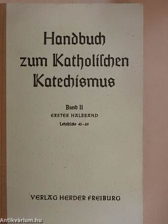 Handbuch zum Katholischen Katechismus 2/1-2