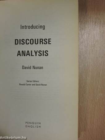 Introducing Discourse Analysis