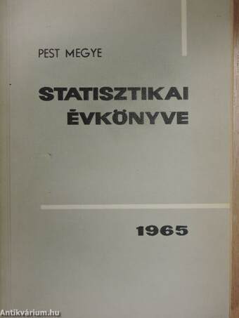 Pest megye statisztikai évkönyve 1965