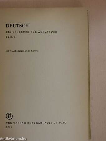 Deutsch - Ein Lehrbuch für Ausländer 2.