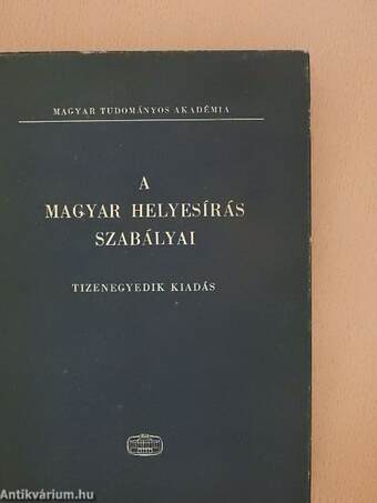 A magyar helyesírás szabályai