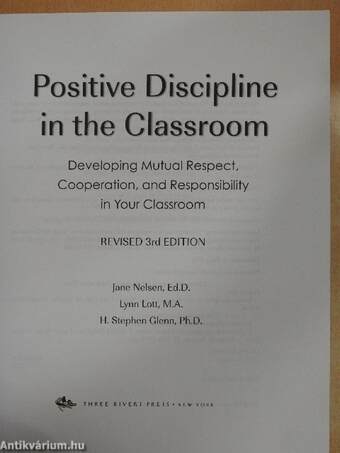 Positive Discipline in the Classroom