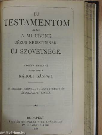 Szent Biblia