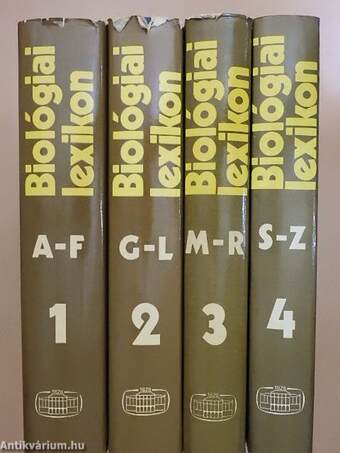 Biológiai lexikon 1-4.