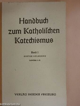 Handbuch zum Katholischen Katechismus 1/1 (töredék)