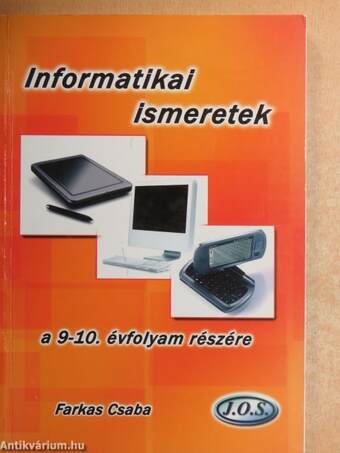 Informatikai ismeretek a 9-10. évfolyam részére