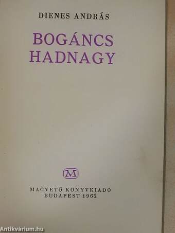 Bogáncs hadnagy