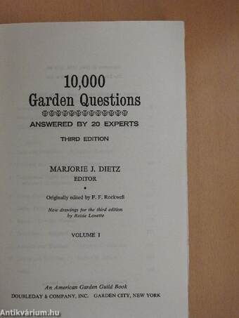 10,000 garden questions I. (töredék)