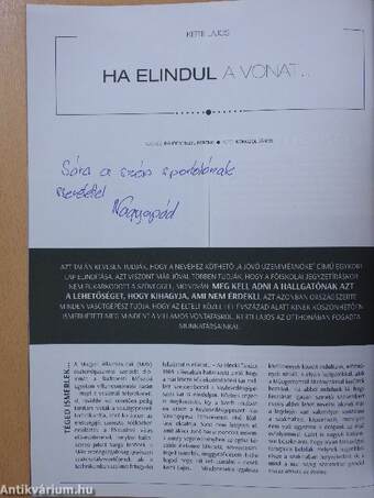 Alumni Magazin 2016 tél (dedikált példány)