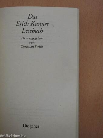 Das Erich Kästner Lesebuch