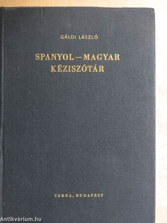 Spanyol-magyar kéziszótár