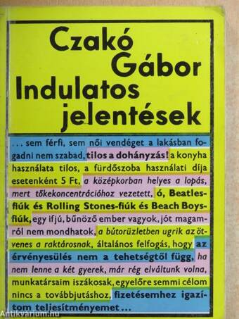 Indulatos jelentések