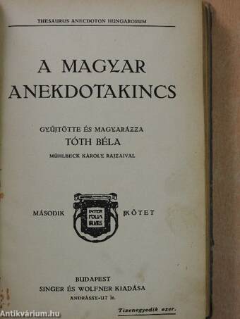 A magyar anekdotakincs II.