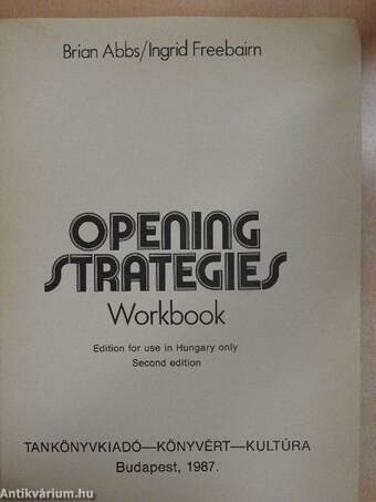 Opening Strategies - Students' Book/Workbook