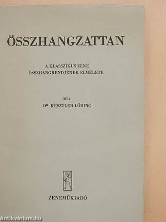 Összhangzattan