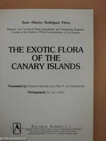 The Exotic Flora of the Canary Islands