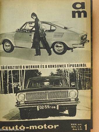 Autó-Motor 1971. (nem teljes évfolyam)