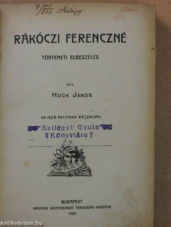 Rákóczi Ferenczné