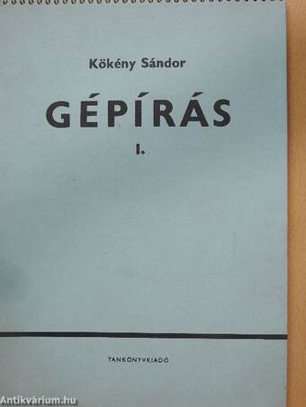 Gépírás I.