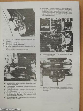 Opel Kadett "E" dízel 54/57 LE 1984. szept.-től