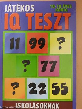 Játékos IQ-teszt iskolásoknak