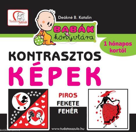 Kontrasztos képek - Piros-fehér-fekete