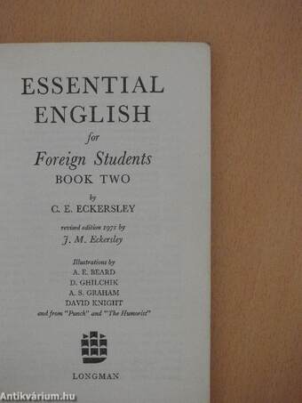 Essential English for Foreign Students 2. - Student's Book