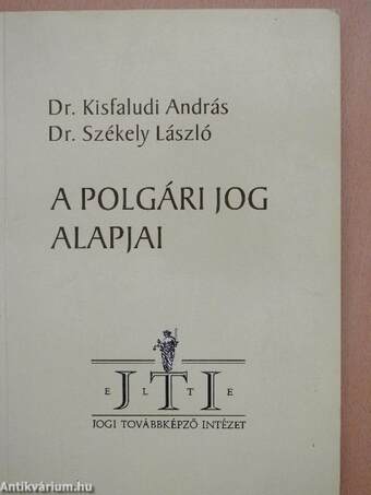 A polgári jog alapjai