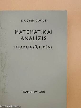 Matematikai analízis