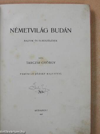 Németvilág Budán