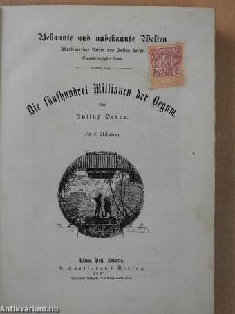 Die Fünfhundert Millionen der Begum/Das Dampfhaus (gótbetűs)